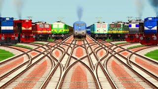 Train Simulator Game At Railway Junction Railroad / Curves Express Junction Track / live train game screenshot 2