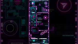 Live Wallpaper // DNA SYSTEM // Cyberpunk AMOLED HUD