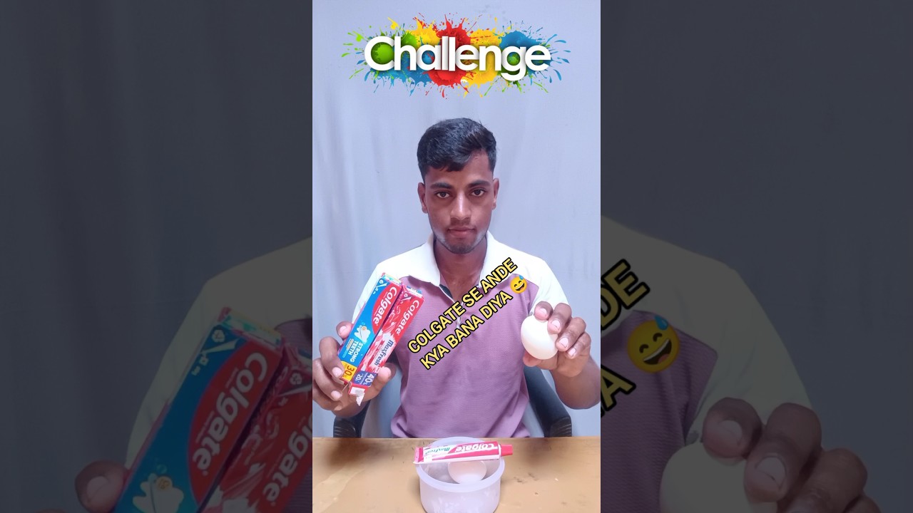 Rubber egg and colgate hack ✅ Science project 7th class 