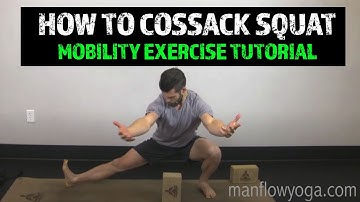 How to Cossack Squat Mobility Exercise | Tutorial