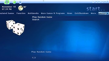 New GameEx start menus WIP