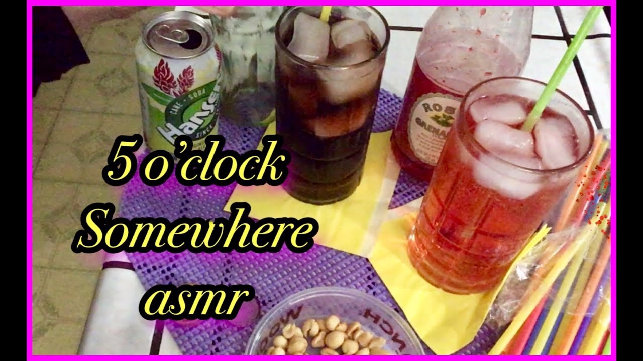 Quiet Mocktail Cocktail easy recipe ramble, eating peanuts, evening relaxation ASMR