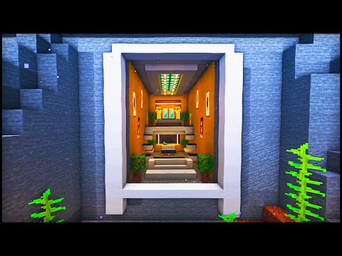 Minecraft: Underwater Mountain House | How to build a Underwater Mountain House Tutorial