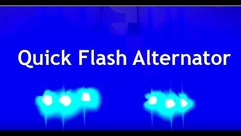 Quick Flash LED Alternator Warning Lights for Emergency Vehicles