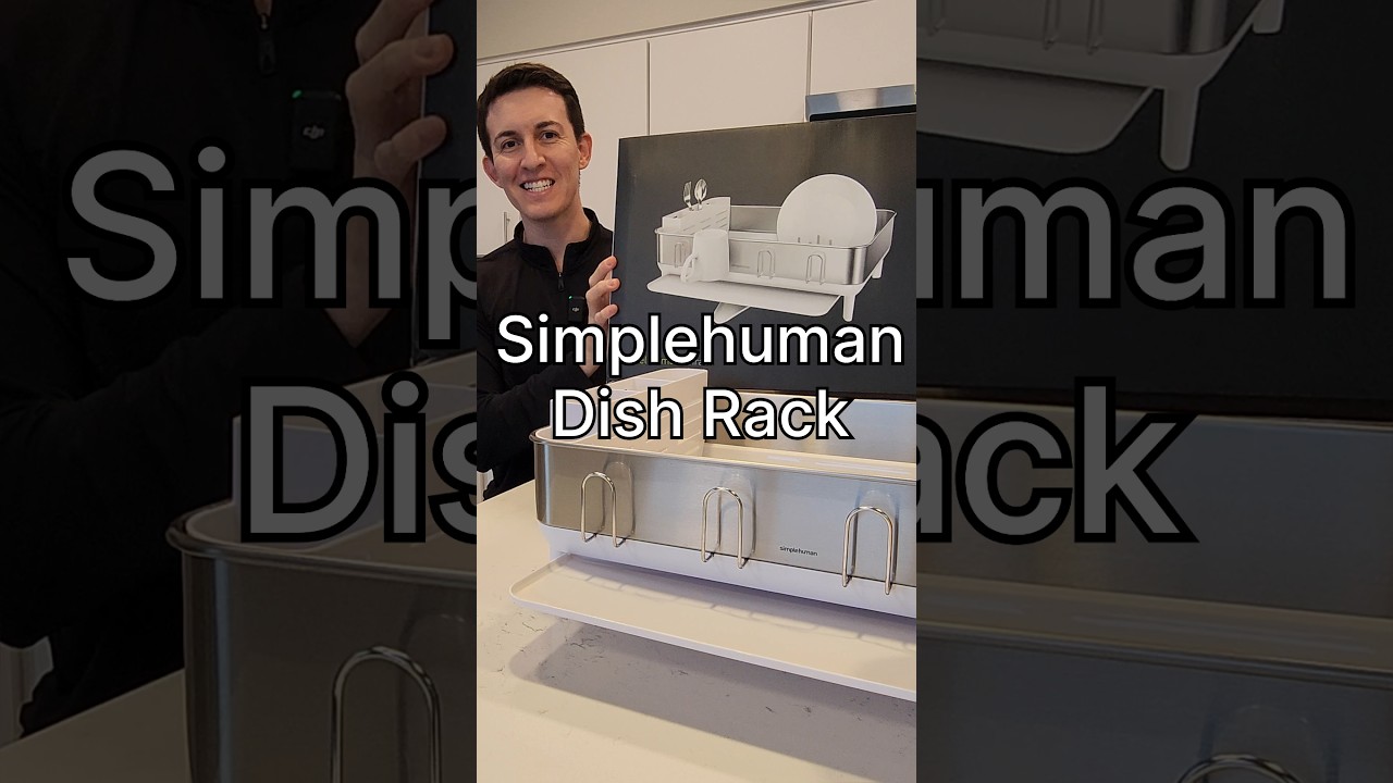 Simplehuman Dish Rack #эстетика #кухня #чистота #oxo #помощьдлякухни