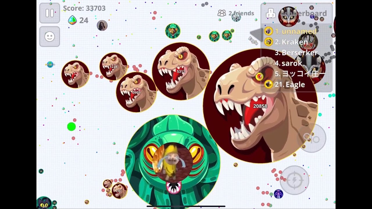 【Agar.io Mobile】Duo Server Takeover with DeavLos