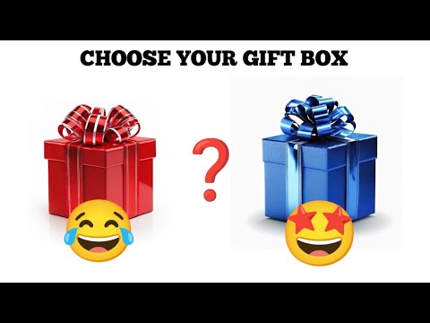 CHOOSE YOUR GIFT BOX CHALLENGE 🤩🎁 #gift #challenge 