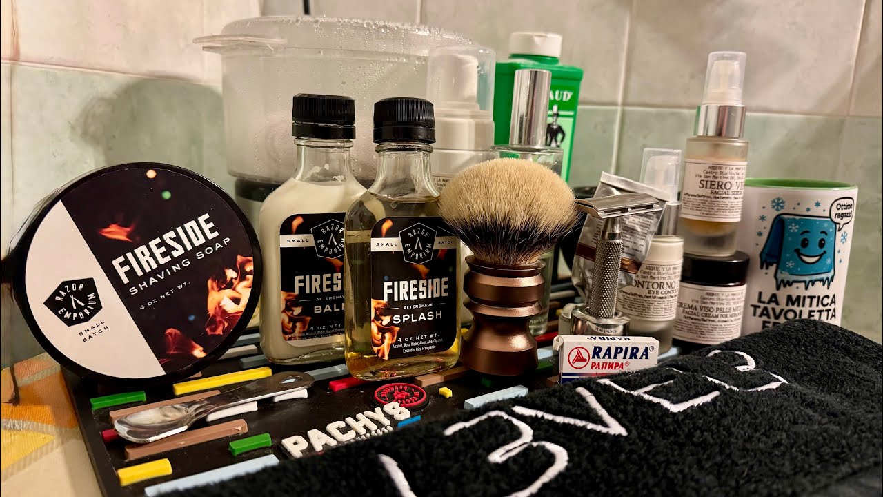 Fireside by Razor Emporium - Razorock Game Changer 84P - Silvertip Emperor 2 by Oumo Brushing