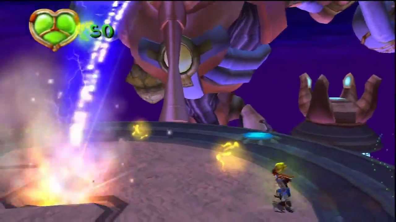 Jak And Daxter The Precursor Legacy Boss Final Le Robot Precursor De Gol Et Maia Fin Youtube