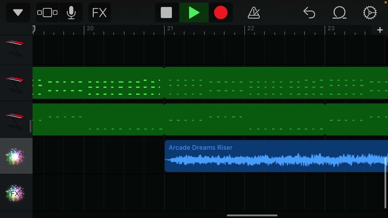 Trying to do bass house , techno type song on GarageBand YouTube
