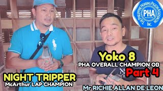 PHA 1ST OVERALL CHAMPION OB YOKO 8 & NIGHT TRIPPER LAP CHAMPION McArthur RACE 2023