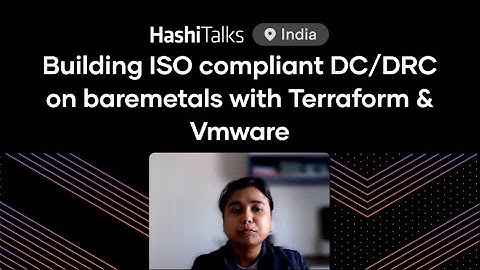 Building ISO compliant DC/DRC on baremetals with Terraform &  Vmware