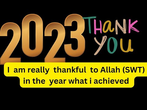 thank you 2023 my achievements for the year.🤗 - YouTube