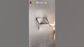 A Table Drawing With Pencil | Easy Drawing #Shorts