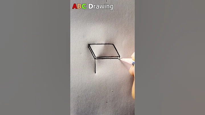 A Table Drawing With Pencil | Easy Drawing #Shorts