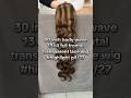 30 inch body wave 13×4 full frontal Transparent lace highlight p4/27 wig #lthair #highlightwig