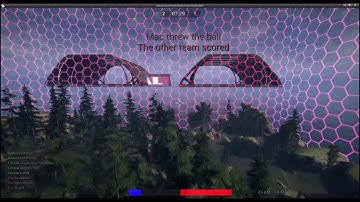 Jetball - Forest Novelty Playtesting with Bots - UE4 Marketplace Environment Set