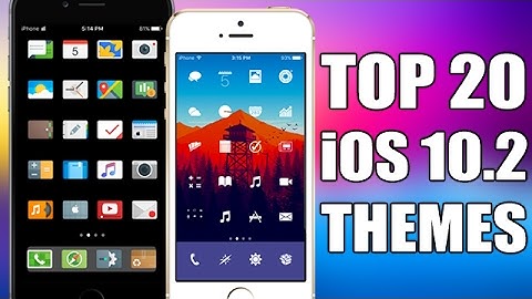 TOP 20 Jailbreak Themes For iOS 10 - 10.2