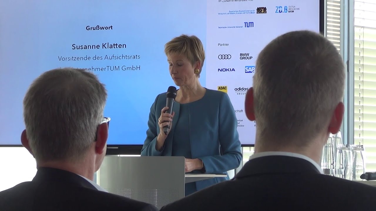 Susanne Klatten Vorsitzende des Aufsichtsrats der UnternehmerTUM GmbH ...
