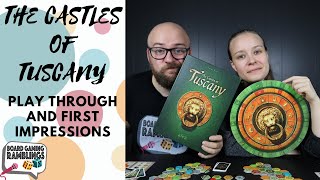 The Castles of Tuscany Play Through and First Impressions