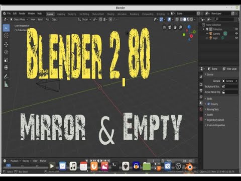 Blender 2.8x Mirror Modifiers & Empties: Baltimore