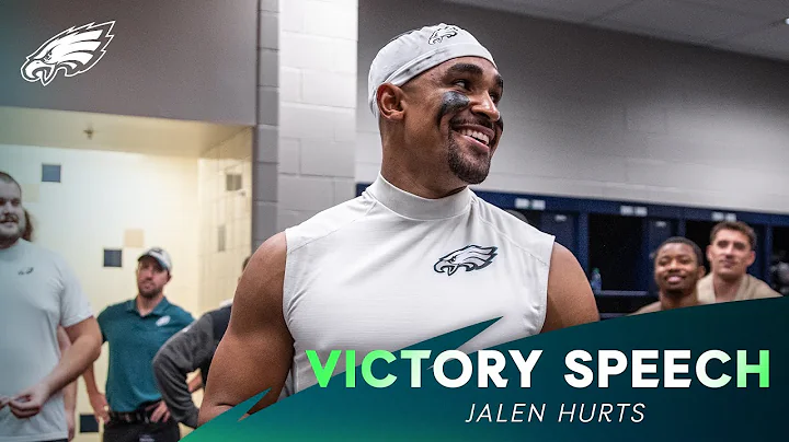 QB Jalen Hurts Postgame Victory Speech Week 9 | Philadelphia Eagles vs Houston Texans