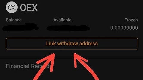 Satoshi Withdraw Address Bind Tutorial | OEX App | Metamask