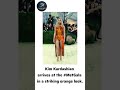 Kim Kardashian SHOCKS in Orange at Met Gala 2026! 🧡