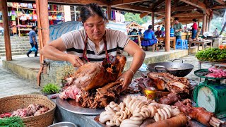 Can Cau Market - Simacai / Delicious and appealing cuisine, native pork, black chicken & many pre...