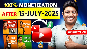 SECRET TRICK: How to Monetize Green Screen, Voice-Over & Reaction Channels After 15 July 2025
