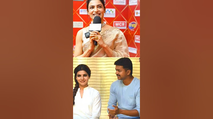 थलपति विजय के बारे में अभिनेत्री सामंथा 😍 #ट्रेंडिंग #थलपति #विजय #के लिए #सामंथा #तमिल