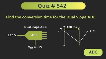 Dual Slope ADC Solved Problem (Digital Electronics)  | Quiz # 542