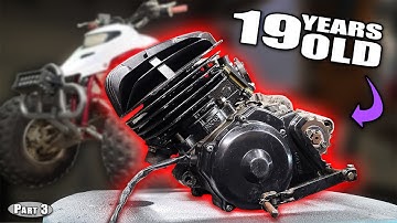 This Yamaha Blaster Engine was hanging on by a THREAD! Full Tear Down