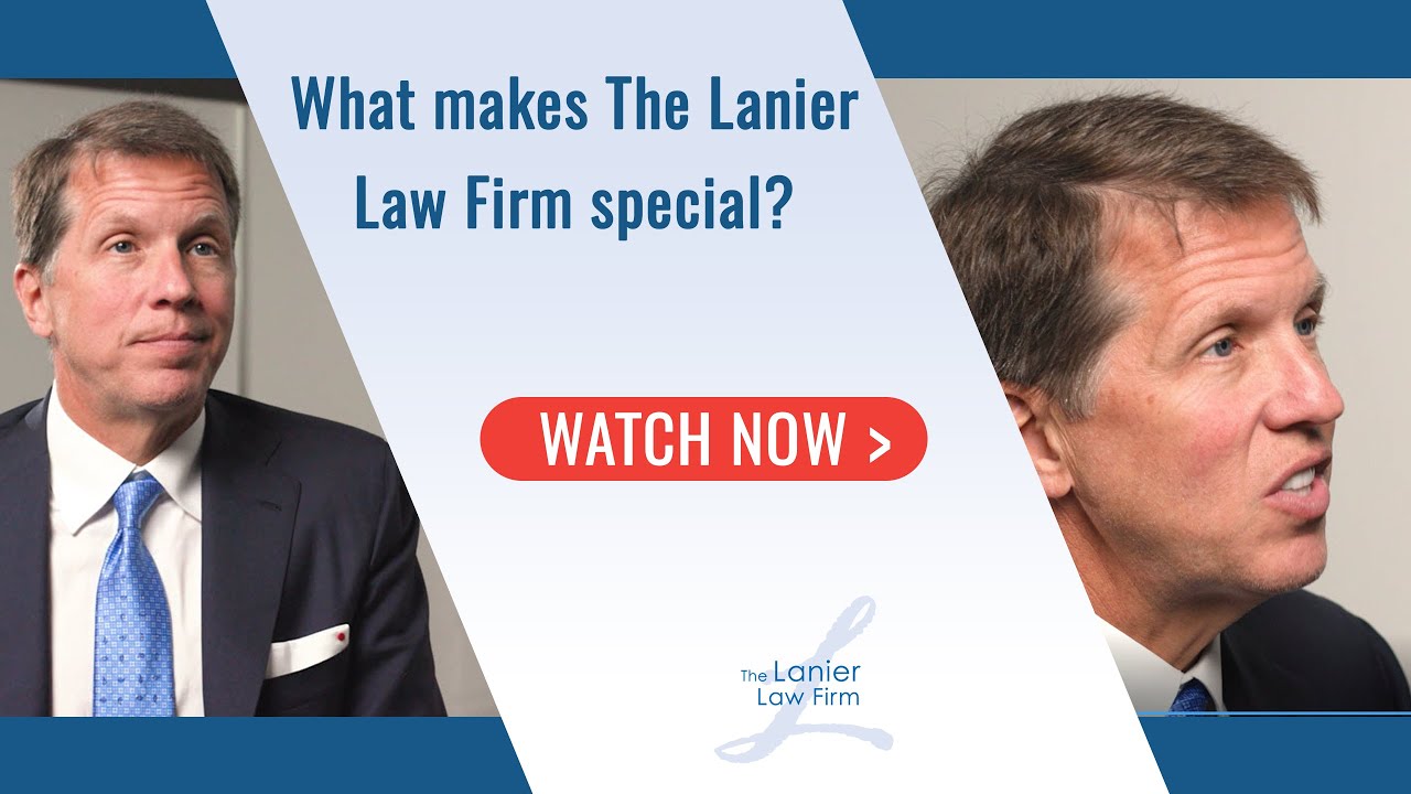 What makes the Lanier Law Firm special? YouTube