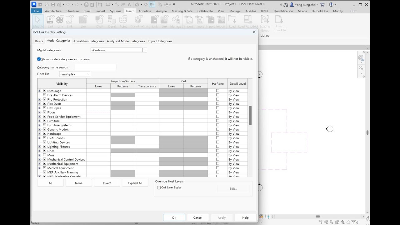 [Revit Q&A] link element view control - YouTube