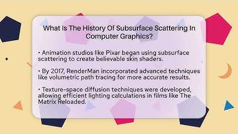 What Is The History Of Subsurface Scattering In Computer Graphics? - The Animation Reel