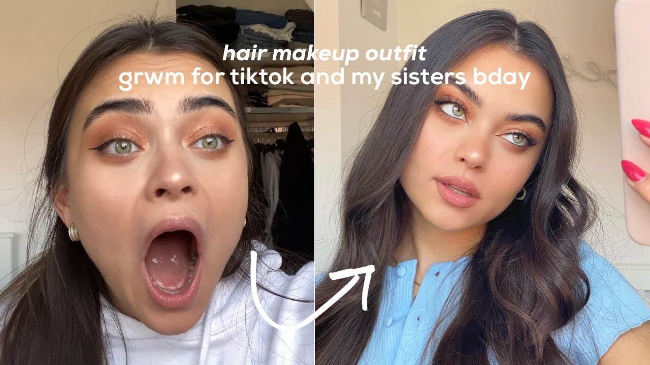 Get Ready With Me For Tiktok And My Sisters Birthday Lol Youtube