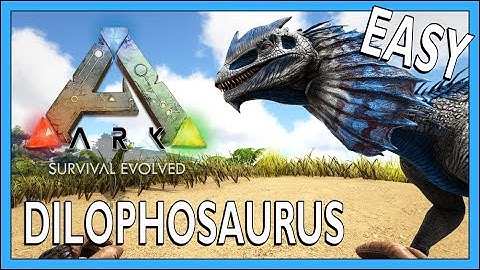 How To Tame A Dilo In Ark Survival Evolved