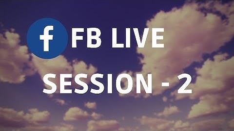 FB LIVE Session - LRDI SESSION -2 | CAT 2018