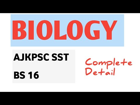 AJKPSC SST Biology | Syllabus | Eligibility Criteria - YouTube