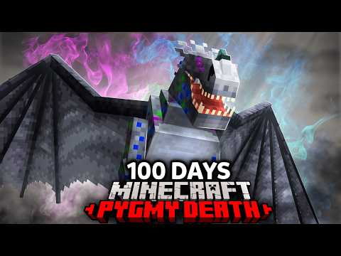 I Spent 100 Days in PYGMY DEATH ONLY HOW TO TRAIN YOUR DRAGON in Minecraft!