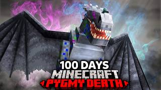 I Spent 100 Days in PYGMY DEATH ONLY HOW TO TRAIN YOUR DRAGON in Minecraft!