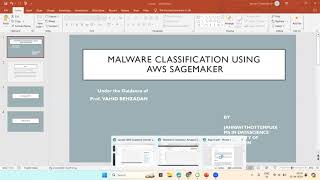 MALWARE CLASSIFICATION USING AWS SAGEMAKER