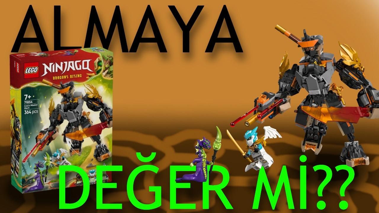 EN HAVALI ZANE BURADA! 🐉 LEGO 71854 Cole's Mission Mech Yapım ve