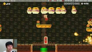 [빈스] 슈퍼 마리오 메이커 - Super Dario BROS. 2-4 Tower&ENDE 20171017