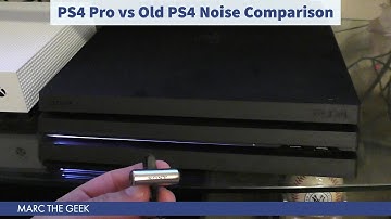 PS4 Pro vs Old PS4 Noise Comparison