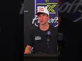 "I didn't even know where I was at points wise coming into this round"