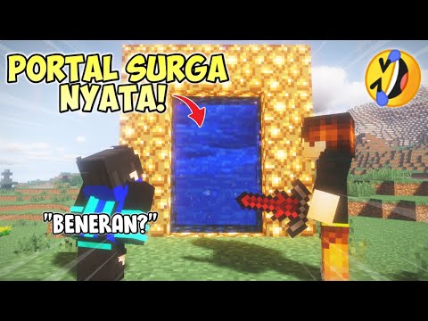 Aku Ajak YouTuber, Ke Surga di Minecraft !! (Make Portal Surga)