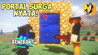 Menjelajah SURGA Minecraft !! (Make Portal Surga)