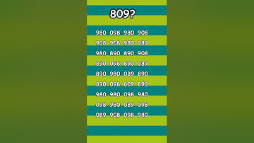 "Challenging Number Puzzle: Can You Find 809? | Test Your Math Skills"